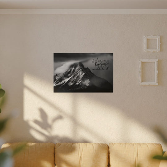 Eco-Friendly Mountain Canvas Art - Nature Home Decor Motivational