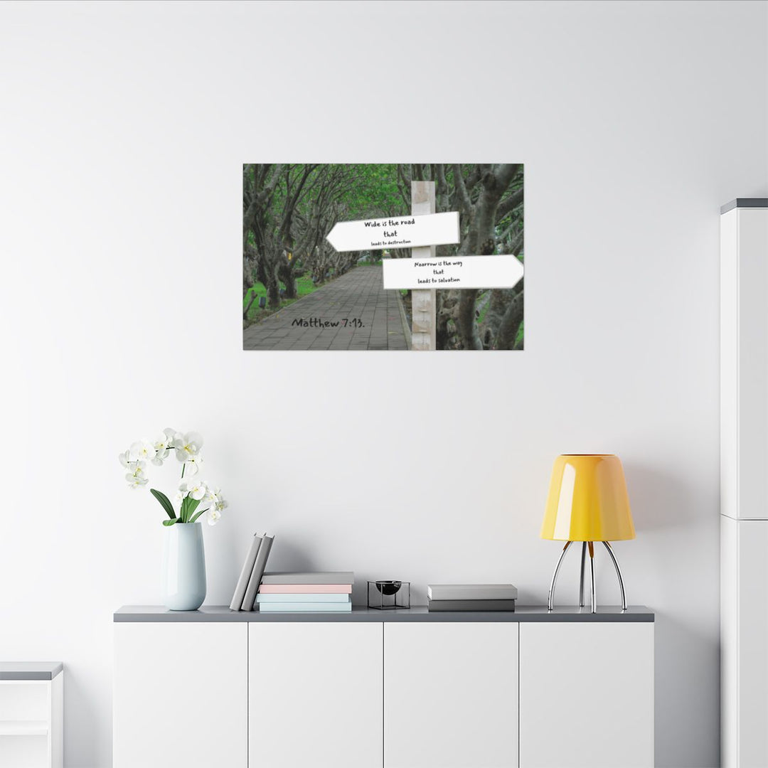 Custom religious, faith inspired Canvas Wall Art, Personalized Art Print, Eco-Friendly Decor, Bible verse art