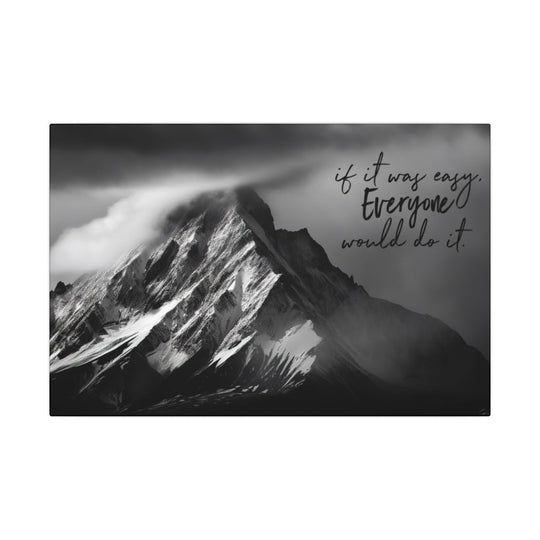 Eco-Friendly Mountain Canvas Art - Nature Home Decor Motivational
