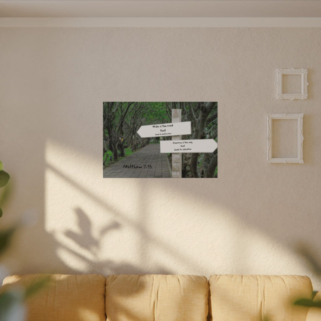 Custom religious, faith inspired Canvas Wall Art, Personalized Art Print, Eco-Friendly Decor, Bible verse art