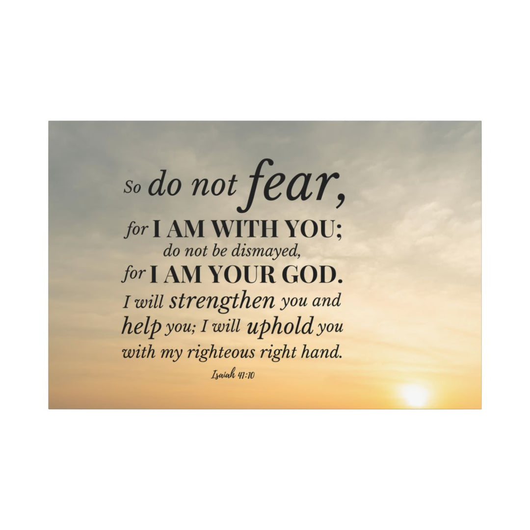 Inspirational Quote Canvas Art - Sunrise, Christian Decor