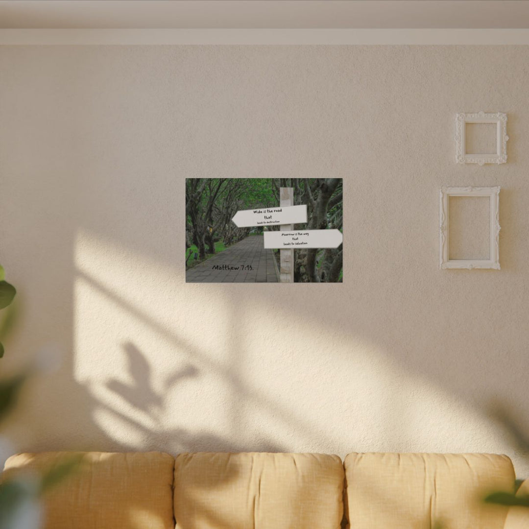 Custom religious, faith inspired Canvas Wall Art, Personalized Art Print, Eco-Friendly Decor, Bible verse art