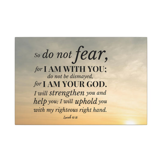 Inspirational Quote Canvas Art - Sunrise, Christian Decor