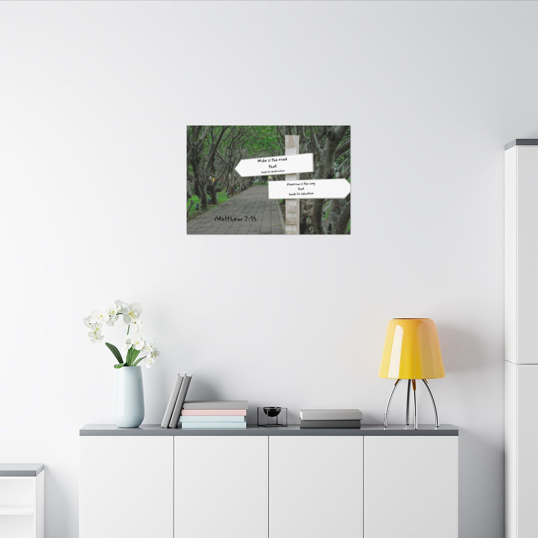 Custom religious, faith inspired Canvas Wall Art, Personalized Art Print, Eco-Friendly Decor, Bible verse art