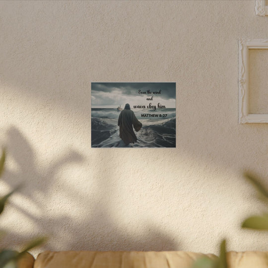 Religious Inspirational Wall Art Canvas - Eco-Friendly Decor