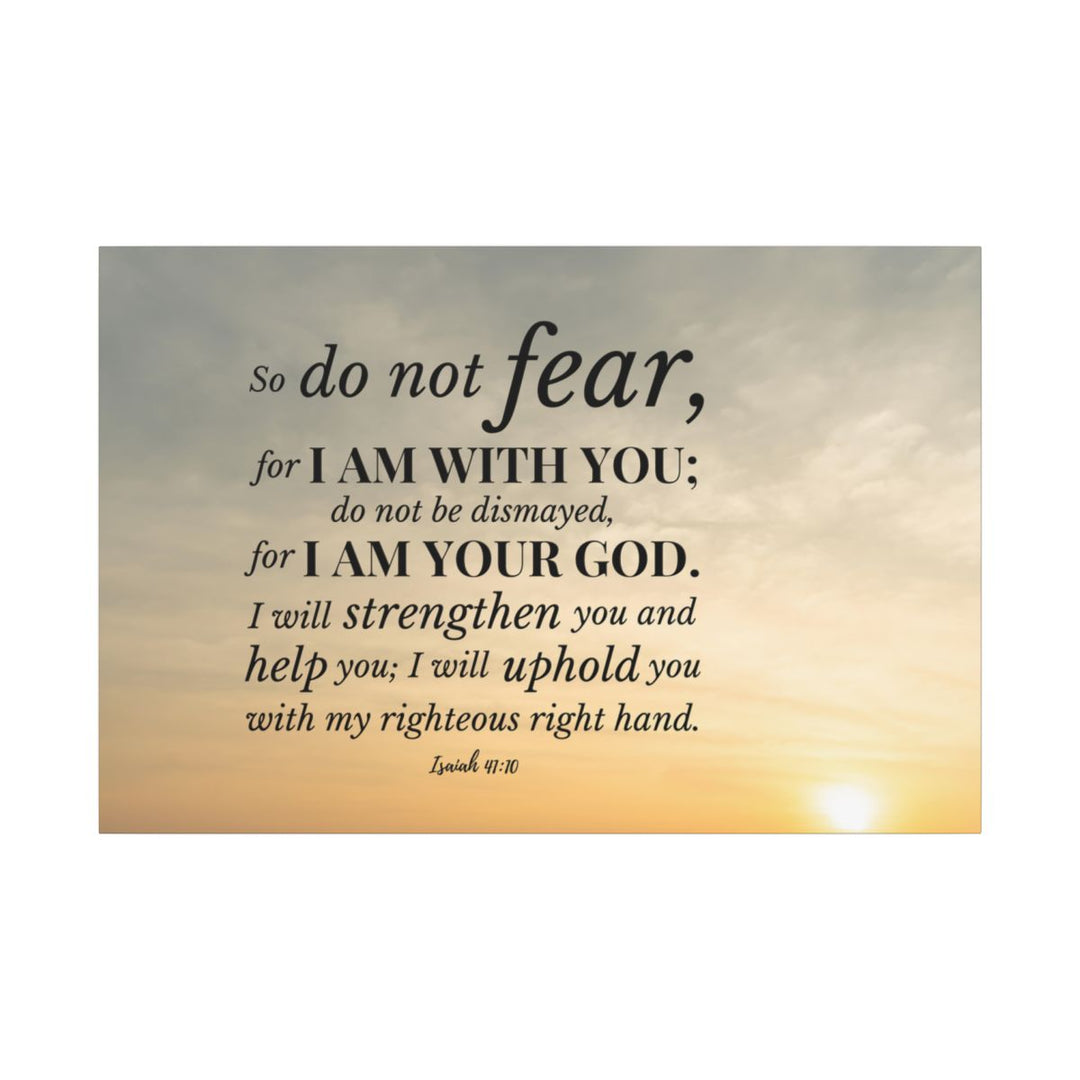 Inspirational Quote Canvas Art - Sunrise, Christian Decor