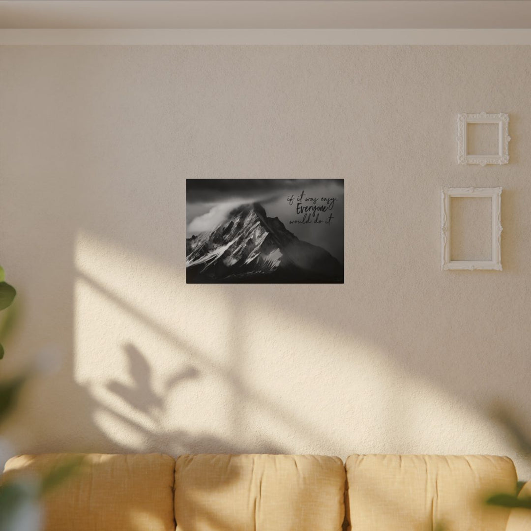 Eco-Friendly Mountain Canvas Art - Nature Home Decor Motivational