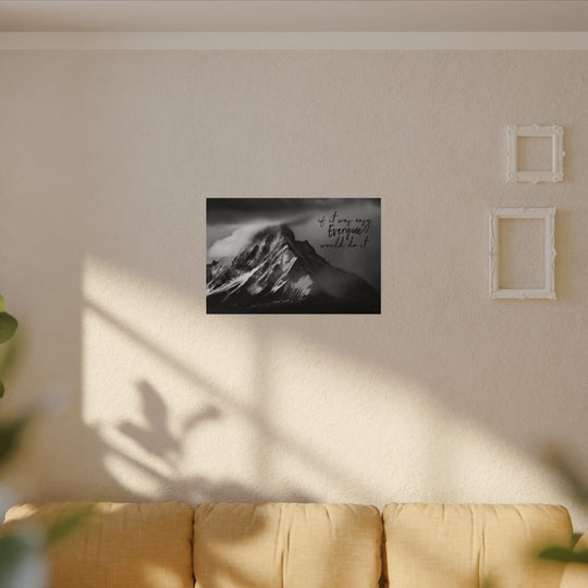 Eco-Friendly Mountain Canvas Art - Nature Home Decor Motivational