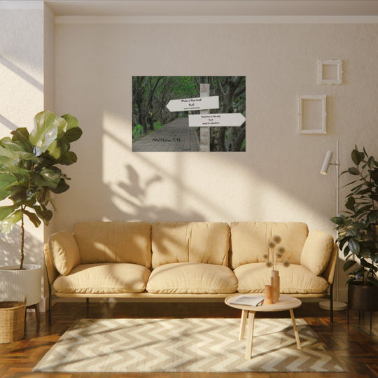 Custom religious, faith inspired Canvas Wall Art, Personalized Art Print, Eco-Friendly Decor, Bible verse art