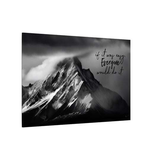 Eco-Friendly Mountain Canvas Art - Nature Home Decor Motivational