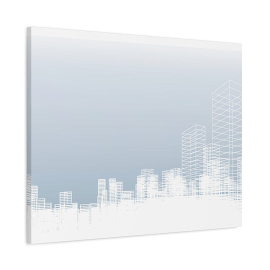 Custom Artwork Canvas Print - Modern Cityscape Wall Art