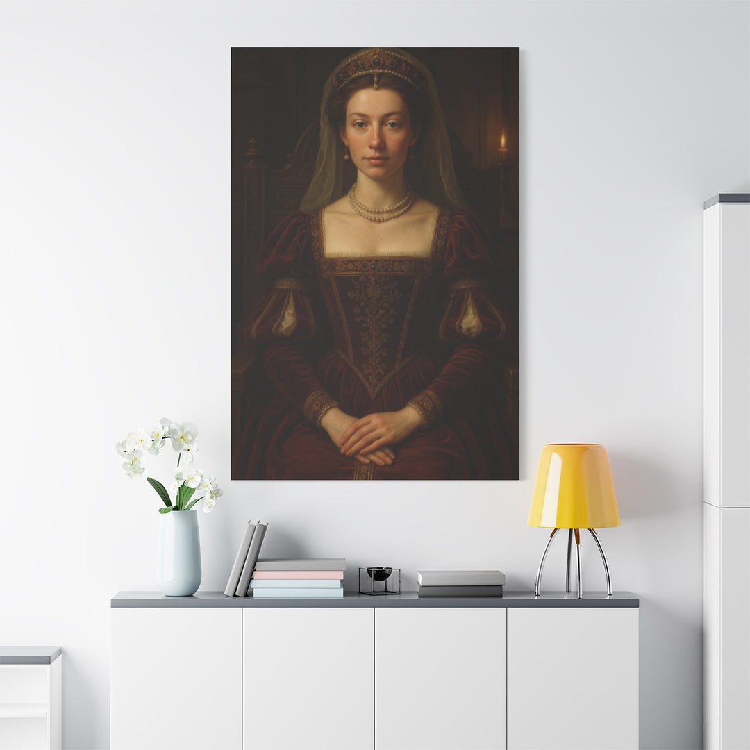 Custom Renaissance Portrait Canvas Wall Art