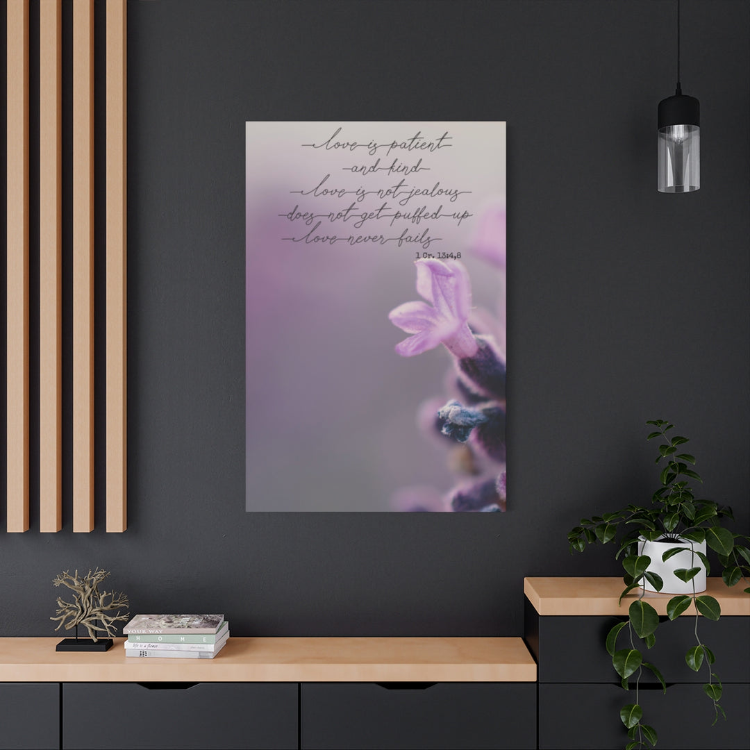 Floral Canvas Art - Inspirational Home Decor Gift