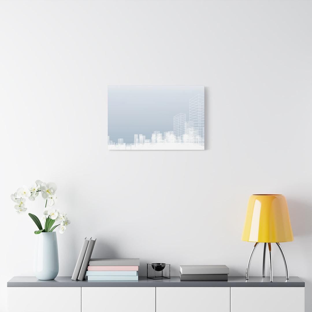 Custom Artwork Canvas Print - Modern Cityscape Wall Art