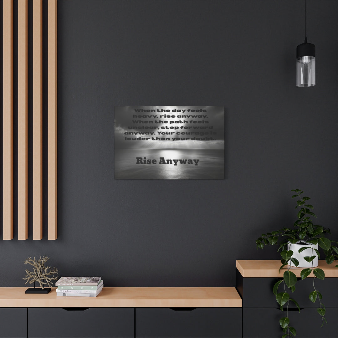 Inspirational Wall Art Canvas with Motivational Quote