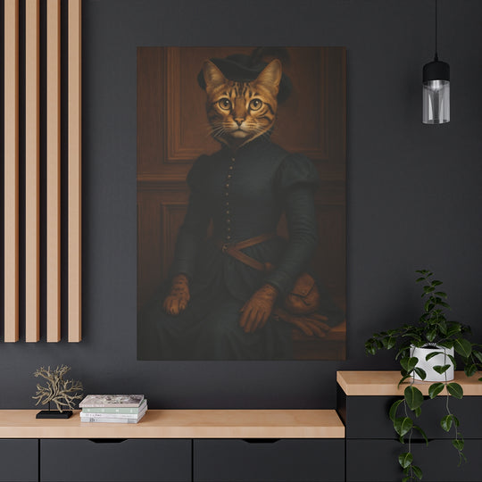 Custom pet Renaissance Portrait Canvas - Unique Pet Art