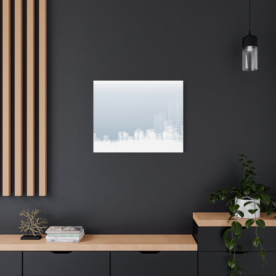 Custom Artwork Canvas Print - Modern Cityscape Wall Art