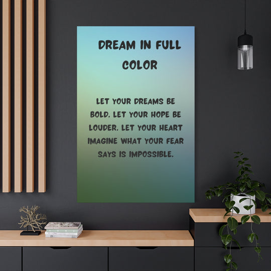 Custom Artwork Canvas - Inspirational Quote Decor