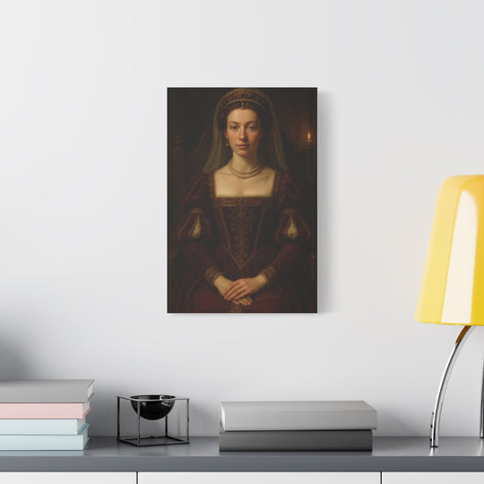 Custom Renaissance Portrait Canvas Wall Art