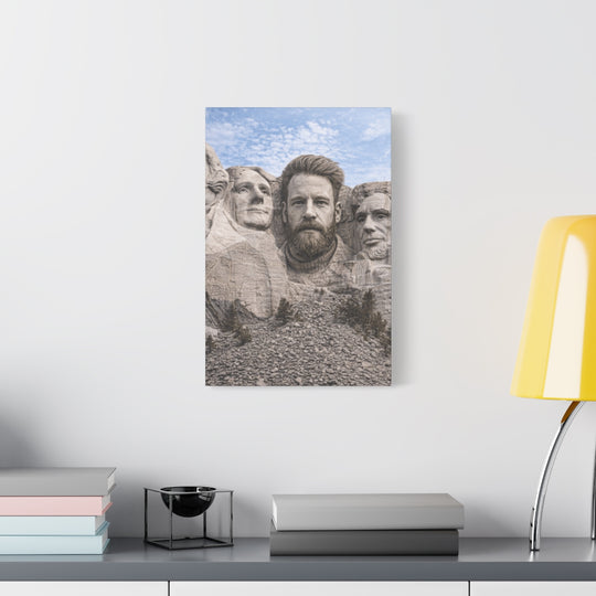 Custom Photo Canvas Print - Mount Rushmore Style Artwork