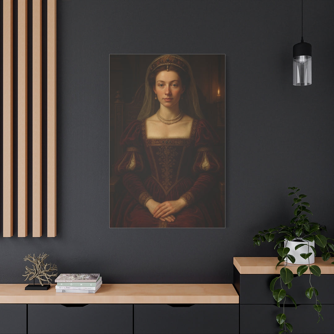 Custom Renaissance Portrait Canvas Wall Art