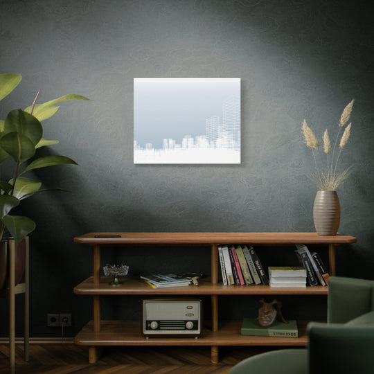Custom Artwork Canvas Print - Modern Cityscape Wall Art