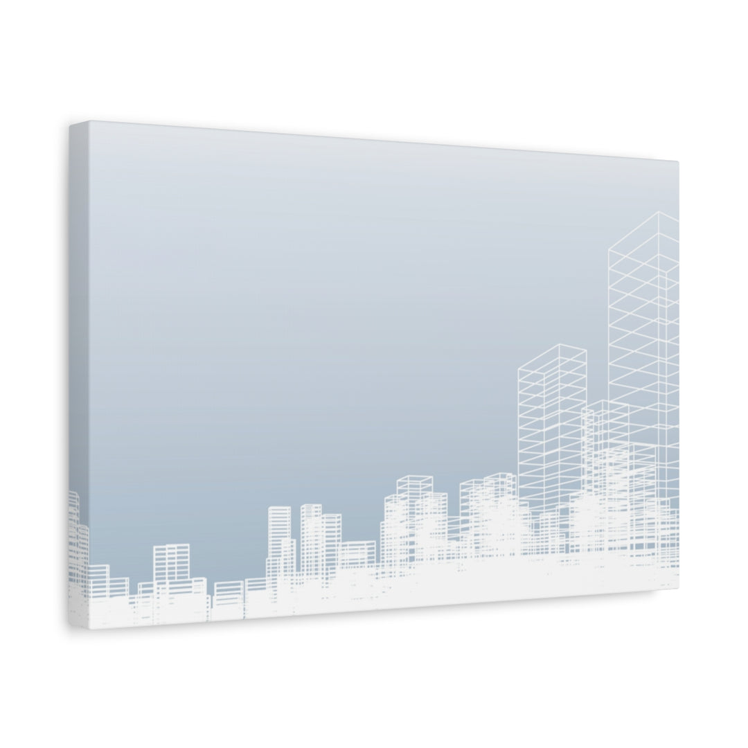 Custom Artwork Canvas Print - Modern Cityscape Wall Art