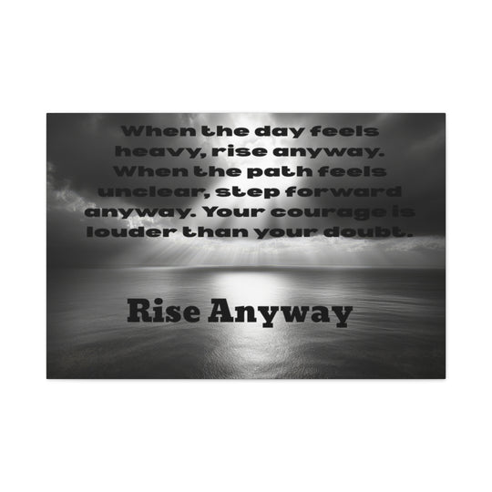 Inspirational Wall Art Canvas with Motivational Quote