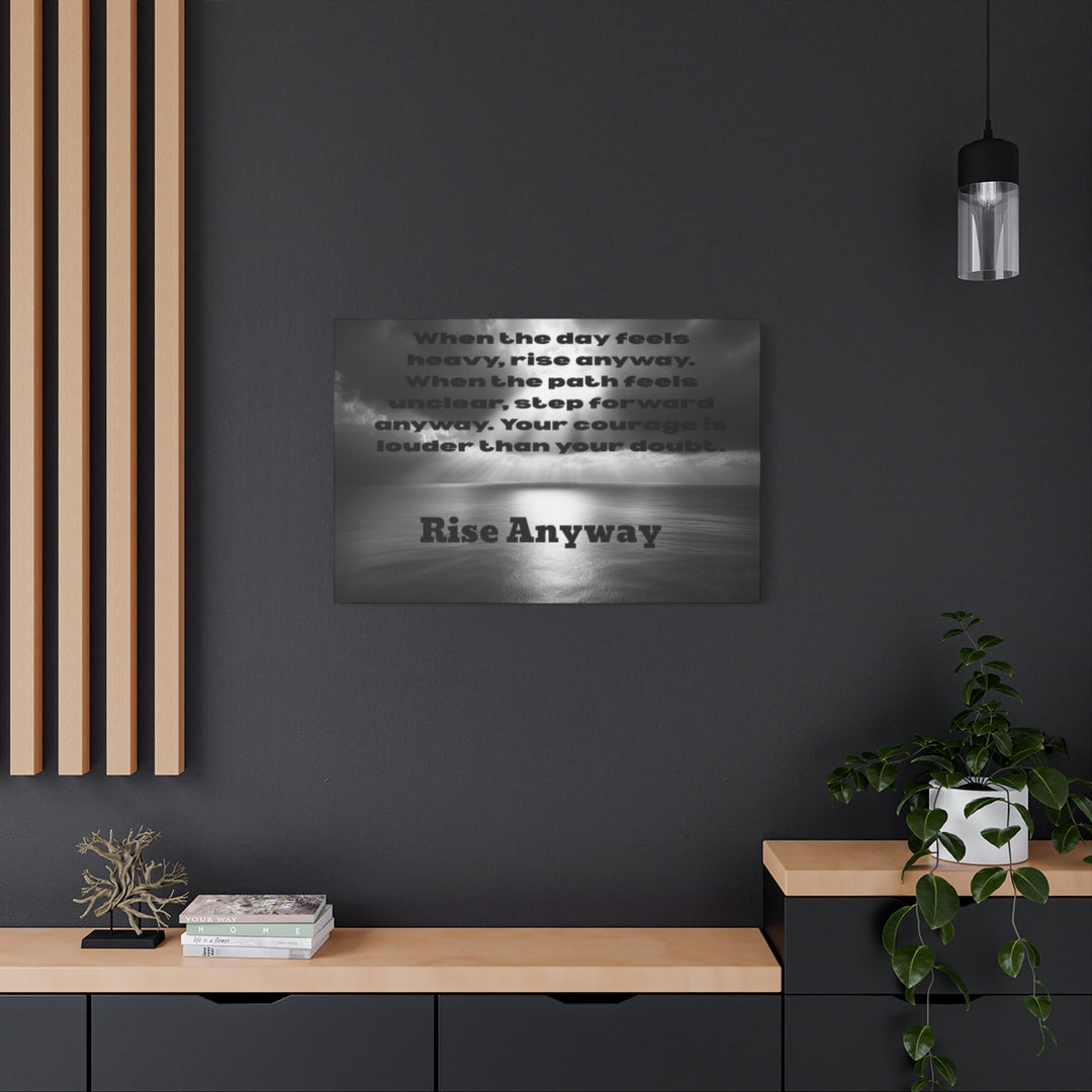 Inspirational Wall Art Canvas with Motivational Quote
