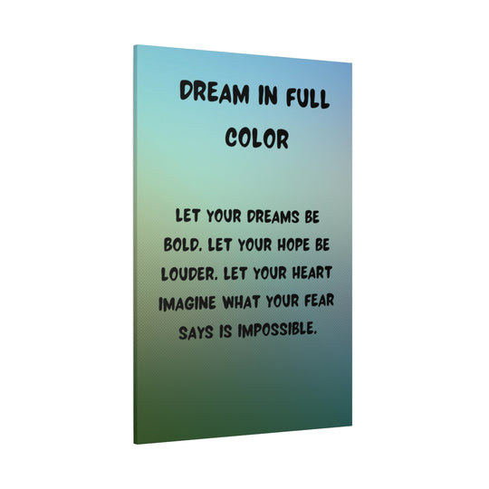 Custom Artwork Canvas - Inspirational Quote Decor