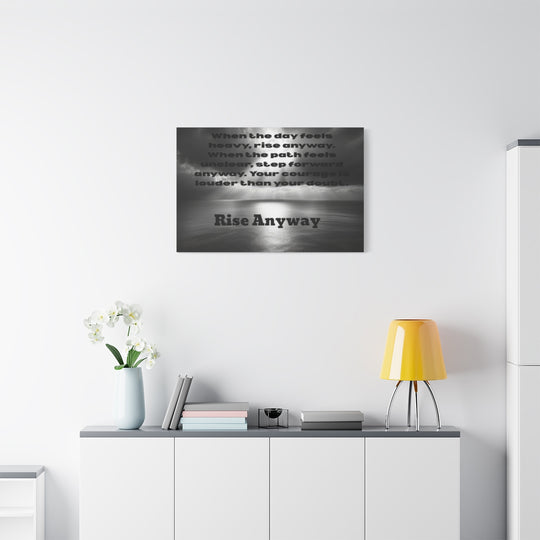 Inspirational Wall Art Canvas with Motivational Quote