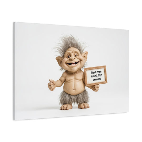 Funny Troll Art Print for Bachelor Pad