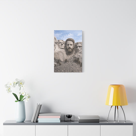 Custom Photo Canvas Print - Mount Rushmore Style Artwork