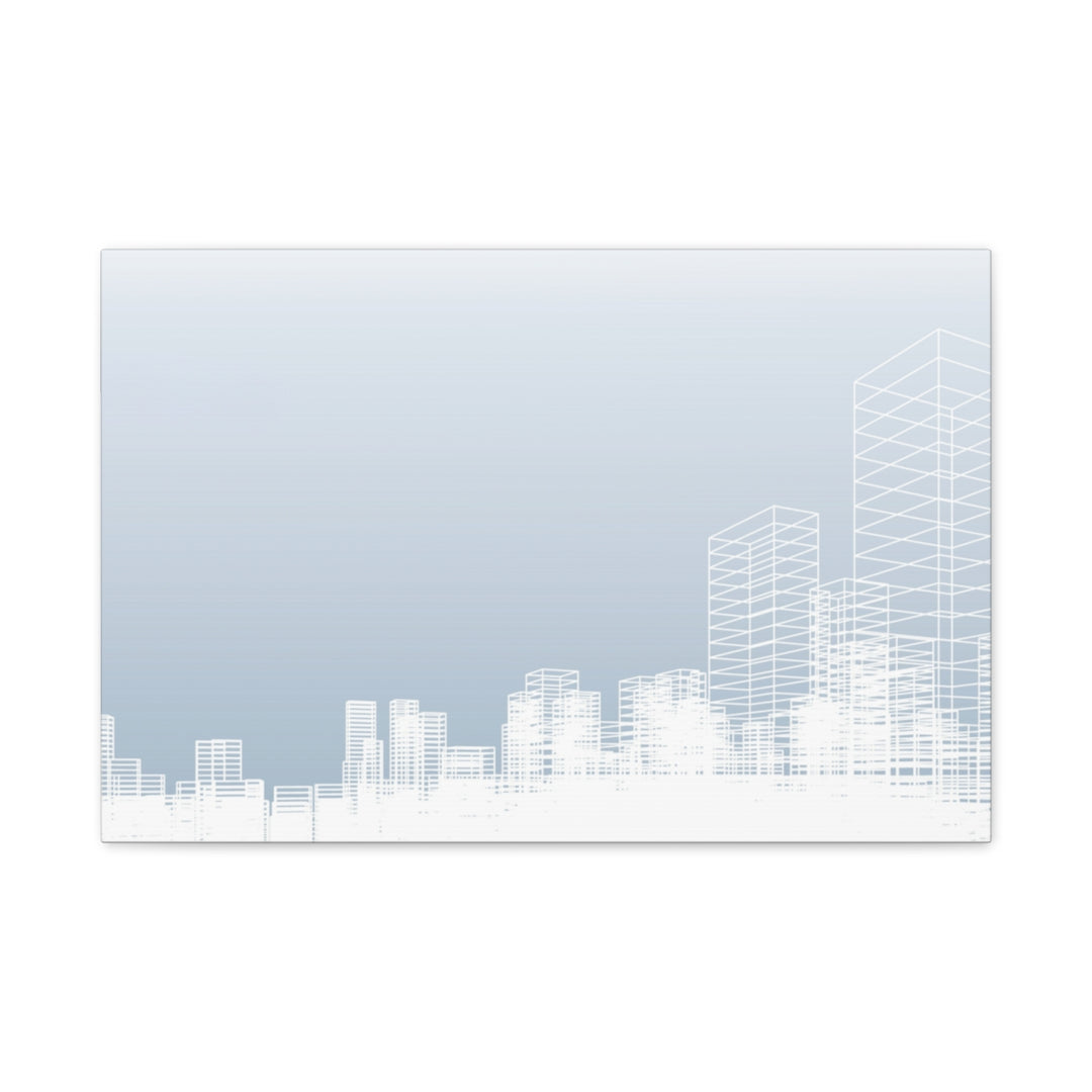 Custom Artwork Canvas Print - Modern Cityscape Wall Art