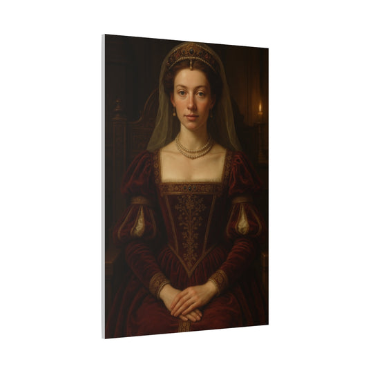 Custom Renaissance Portrait Canvas Wall Art
