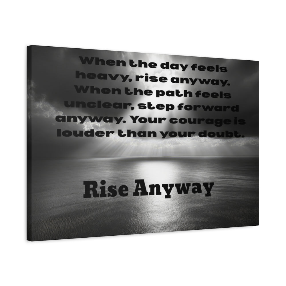 Inspirational Wall Art Canvas with Motivational Quote