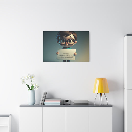 Custom Cartoon Character Canvas Print