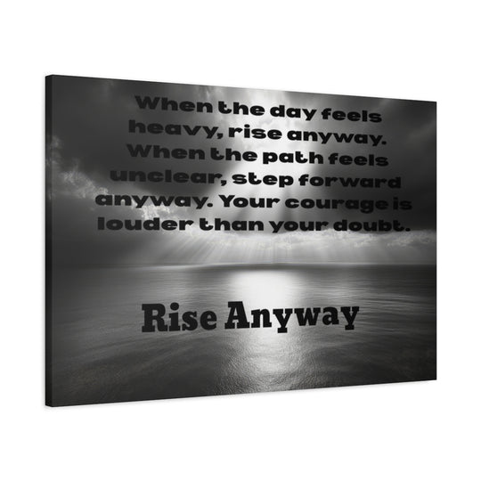 Inspirational Wall Art Canvas with Motivational Quote