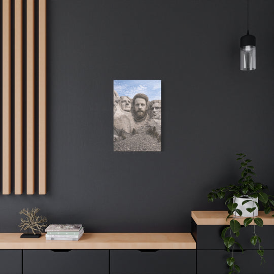 Custom Photo Canvas Print - Mount Rushmore Style Artwork