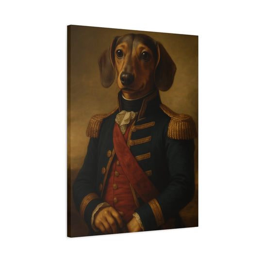 Custom Pet Portrait Canvas - Renaissance Style