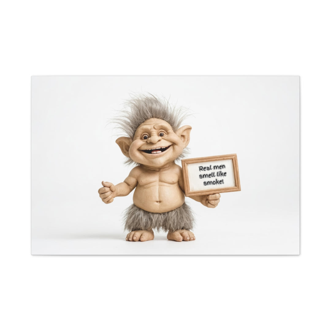 Funny Troll Art Print for Bachelor Pad