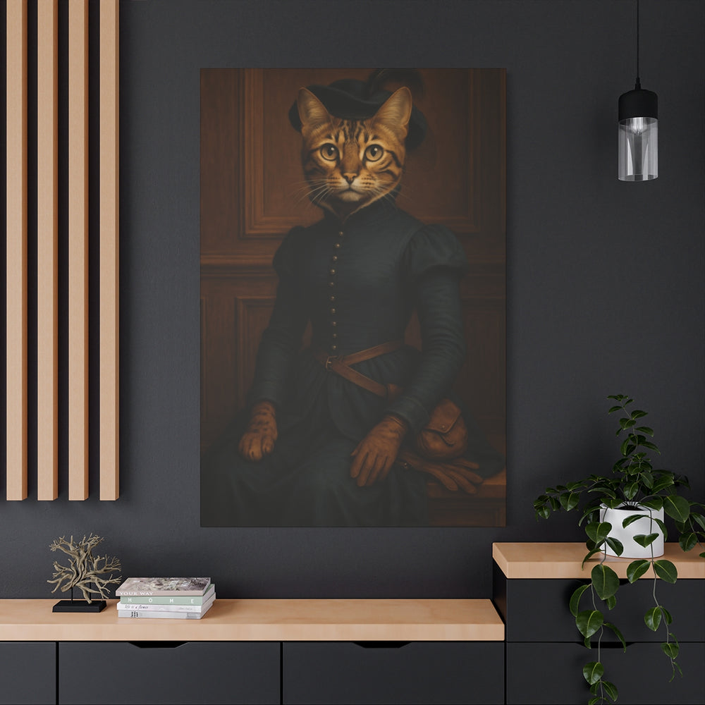Custom pet Renaissance Portrait Canvas - Unique Pet Art