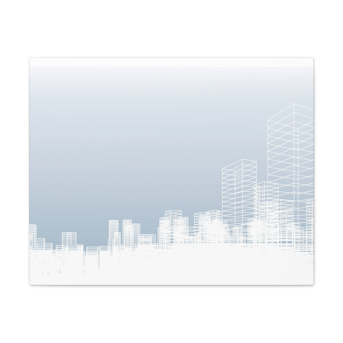 Custom Artwork Canvas Print - Modern Cityscape Wall Art - Tailored Wall Expressions