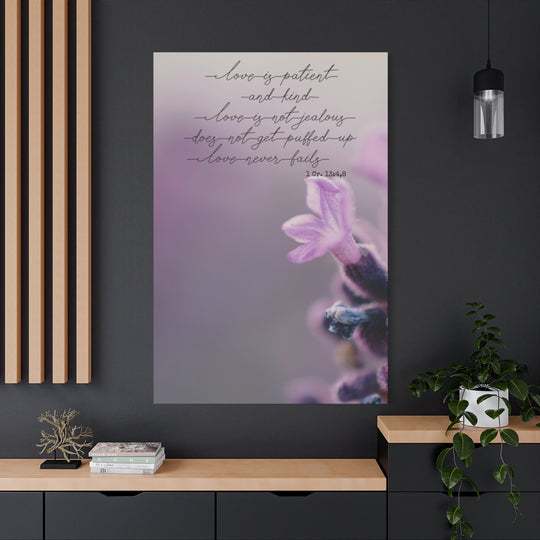 Floral Canvas Art - Inspirational Home Decor Gift