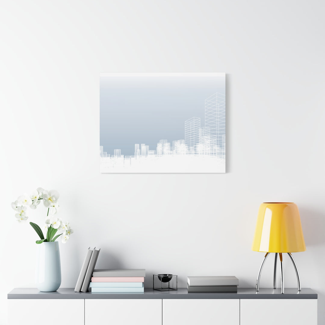 Custom Artwork Canvas Print - Modern Cityscape Wall Art