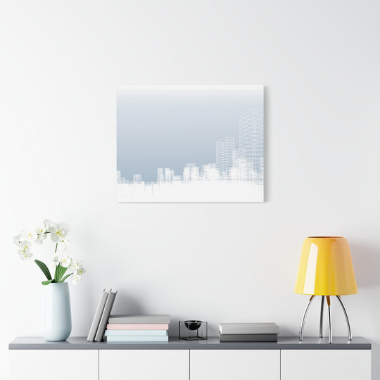 Custom Artwork Canvas Print - Modern Cityscape Wall Art
