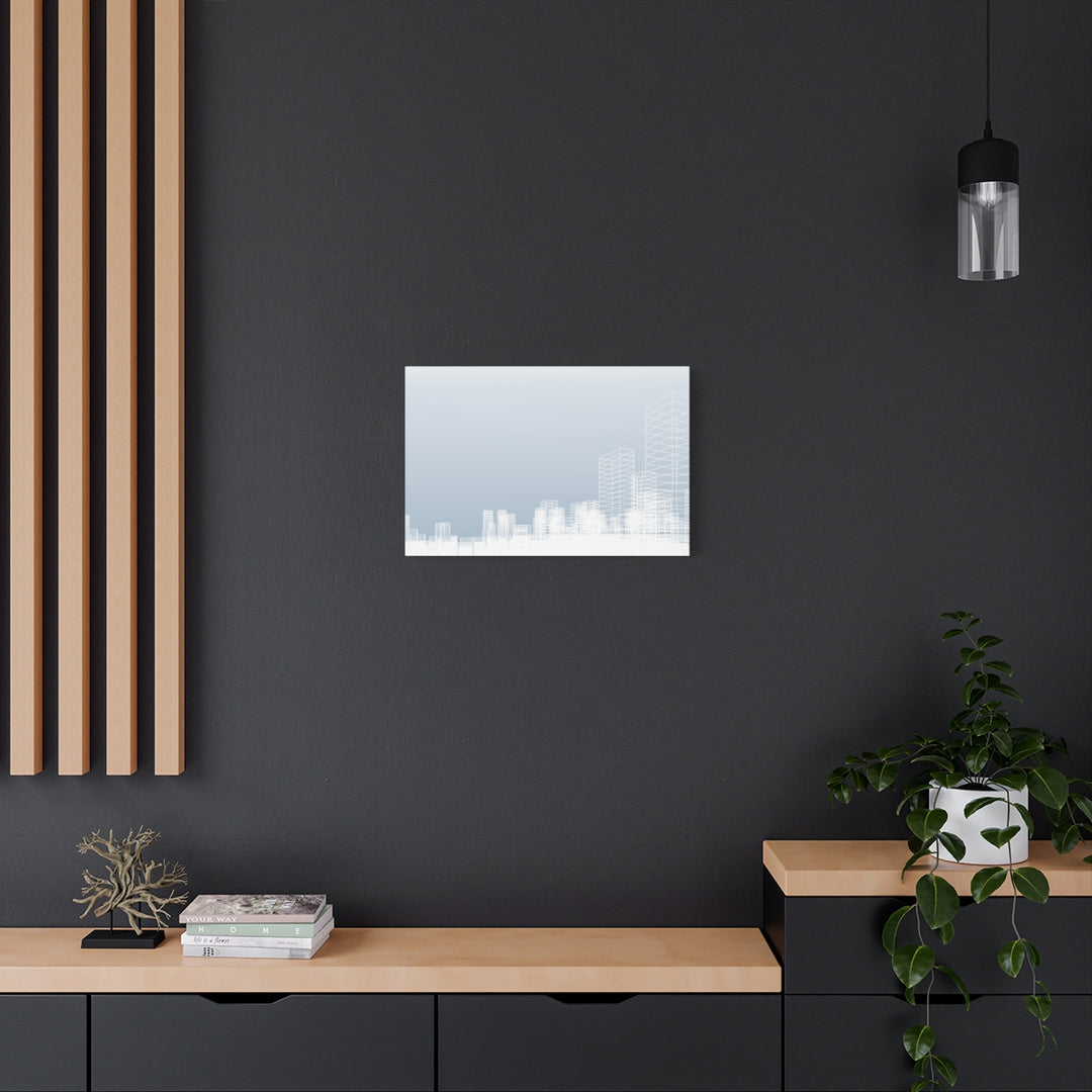 Custom Artwork Canvas Print - Modern Cityscape Wall Art