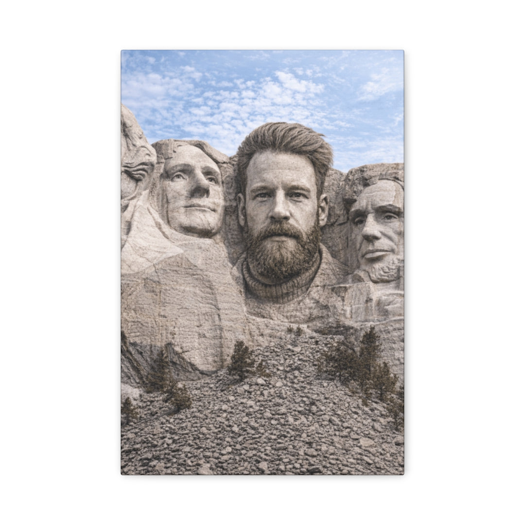 Custom Photo Canvas Print - Mount Rushmore Style Artwork