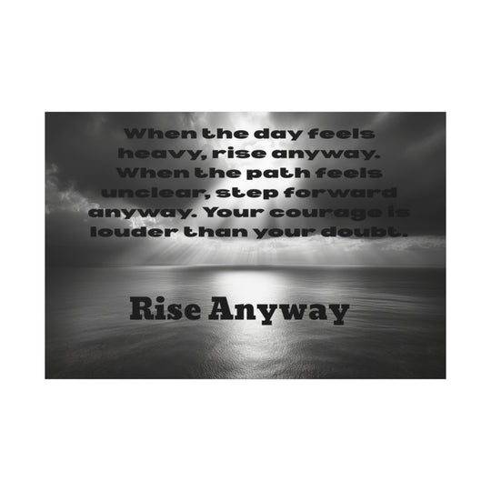 Inspirational Wall Art Canvas with Motivational Quote