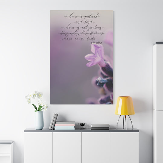 Floral Canvas Art - Inspirational Home Decor Gift